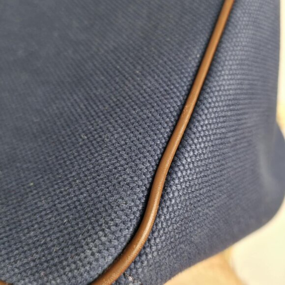 Michael Kors Marina Bicolor Canvas Tote Bag in navy blue w/ Rope Handle 💙✨ - Picture 10 of 16